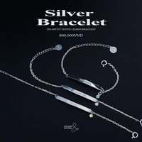SM ARTIST SILVER CHARM BRACELET