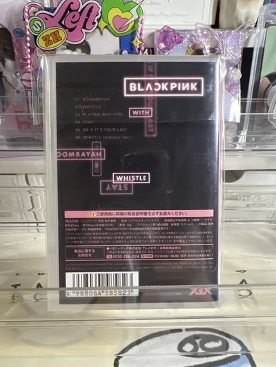 BLACKPINK 日專re初回播放器 秀貼紙