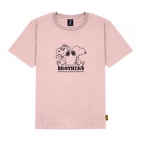 Brothers x Peanuts T恤 復古短T-Belle(粉)