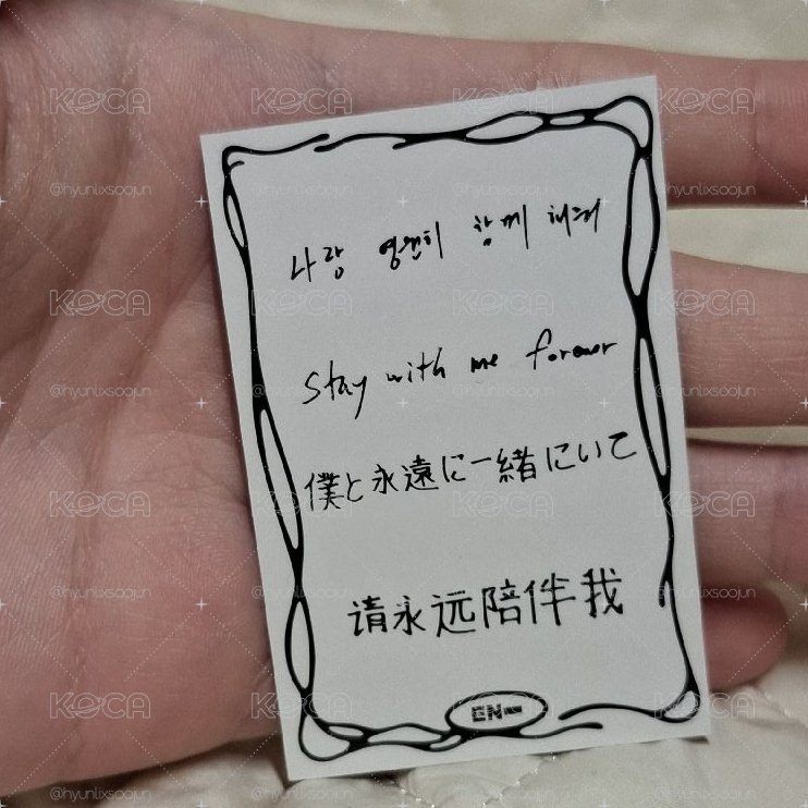 羲承迷你小卡（卡背四國語言）