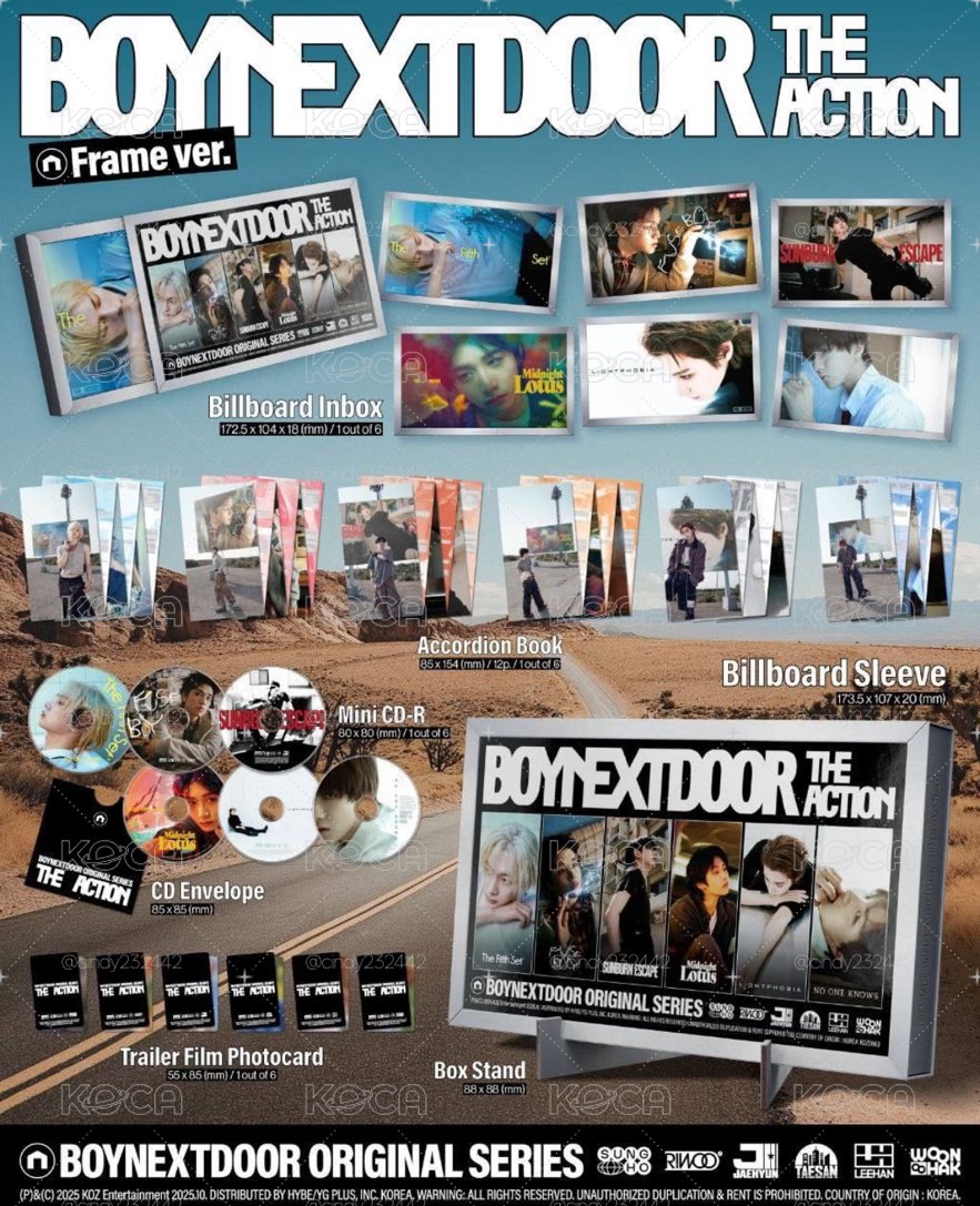 BND the action單封全新未拆