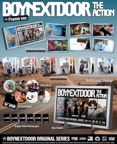 BND the action單封全新未拆