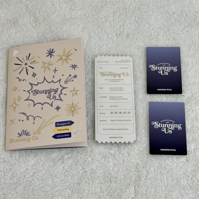 絕版 2026 LEE JUNHO FAN MEETING <STUNNING US>VOD會員預購禮包