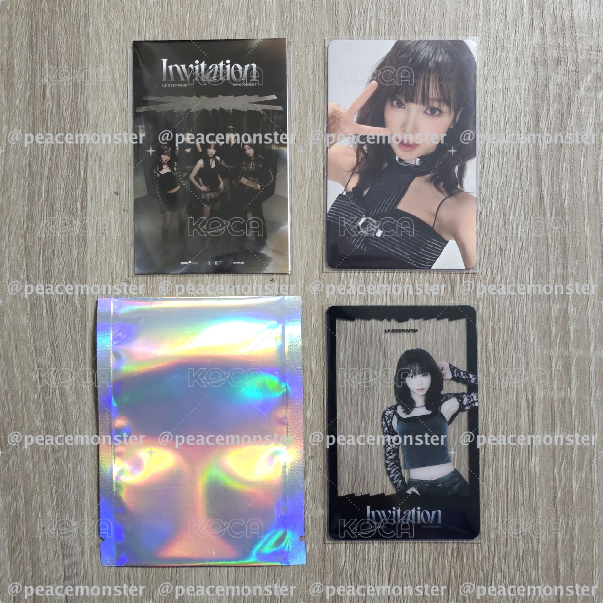 LE SSERAFIM VR電影 采源小卡、透卡