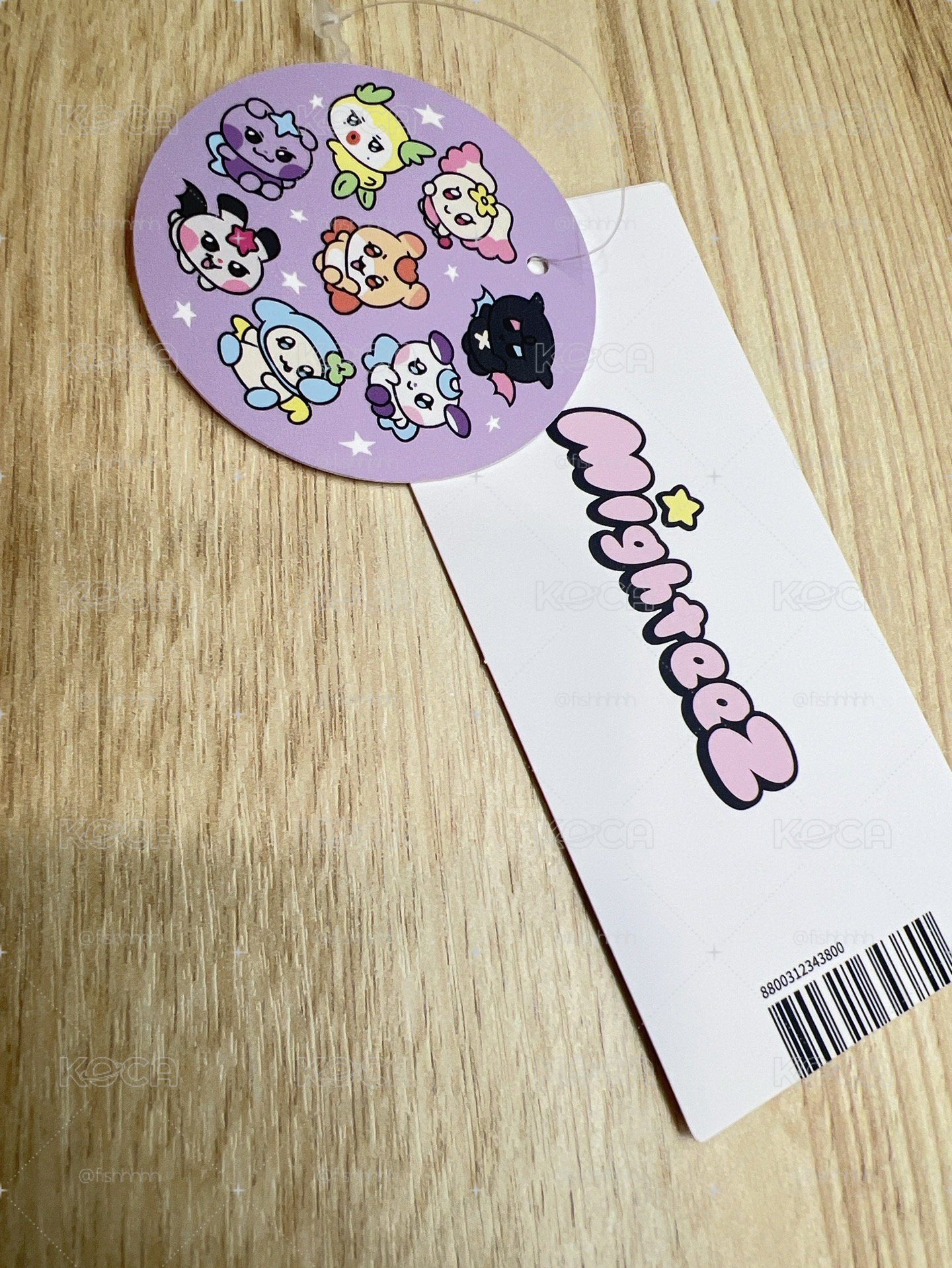 MIGHTEEZ 鑰匙圈大頭吊飾 FACE PLUSH KEYRING-中