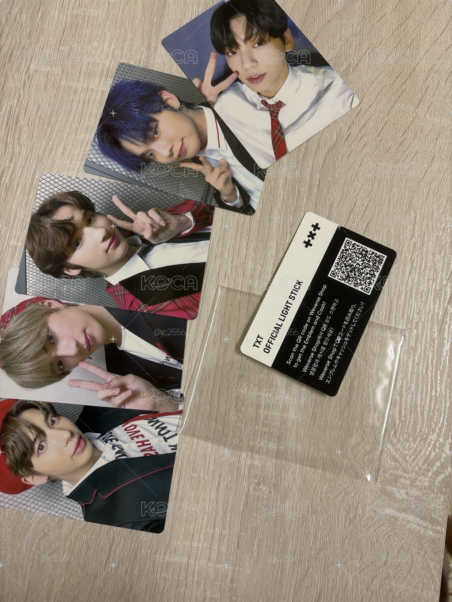 TXT 手燈小卡