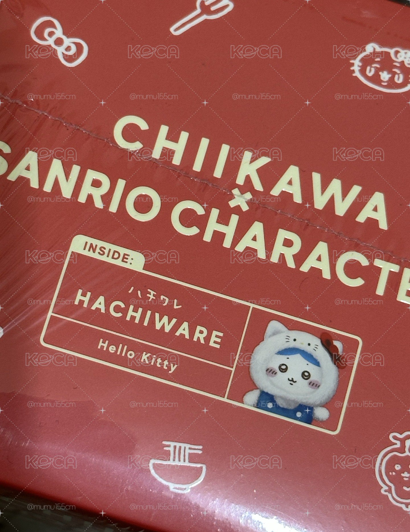 小八 x Kitty 聯名吊飾娃✨全新未拆