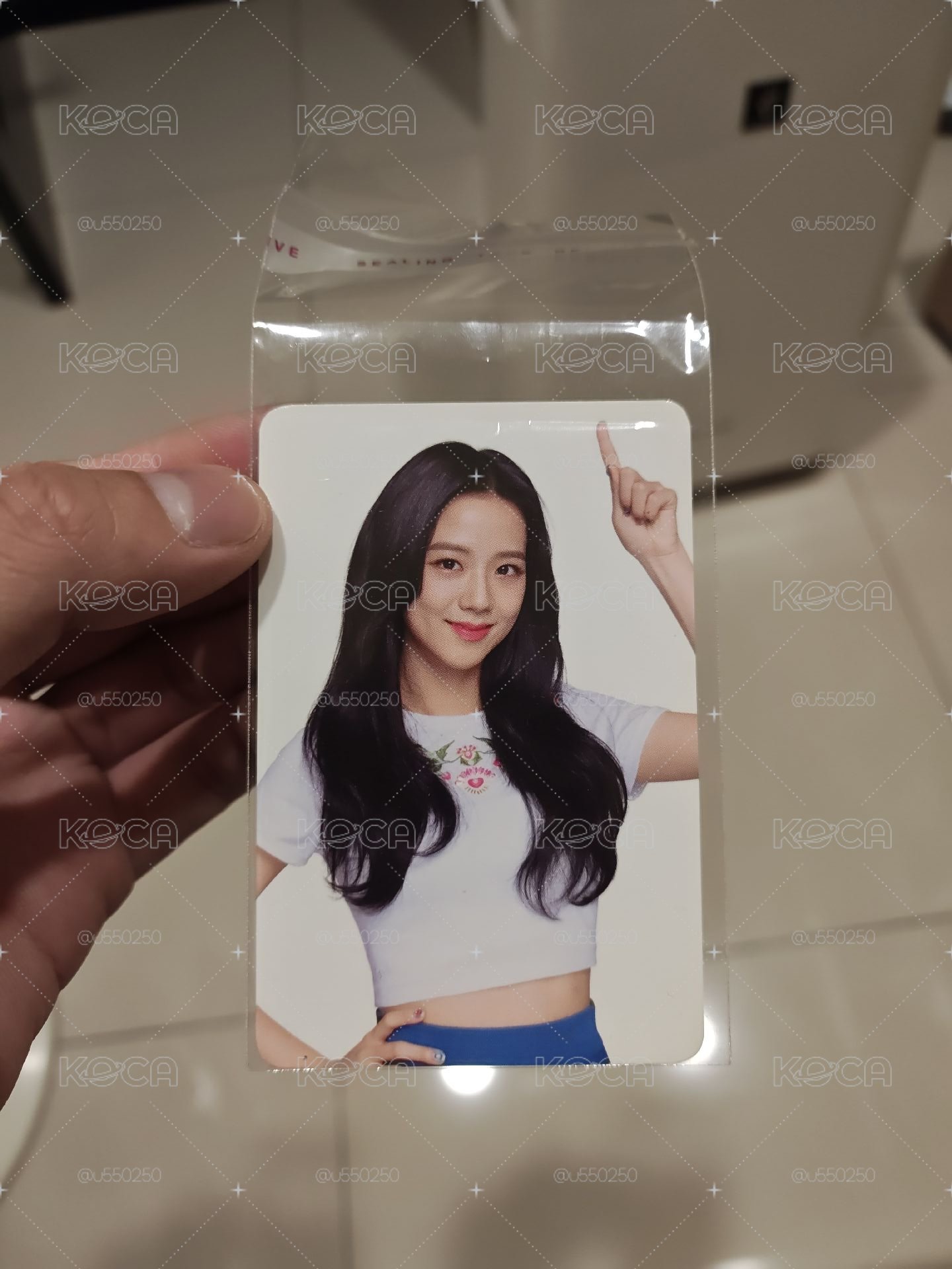 Jisoo魅尚萱 代言小卡
