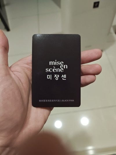 Jisoo魅尚萱 代言小卡