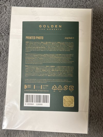JK GOLDEN 照片卡