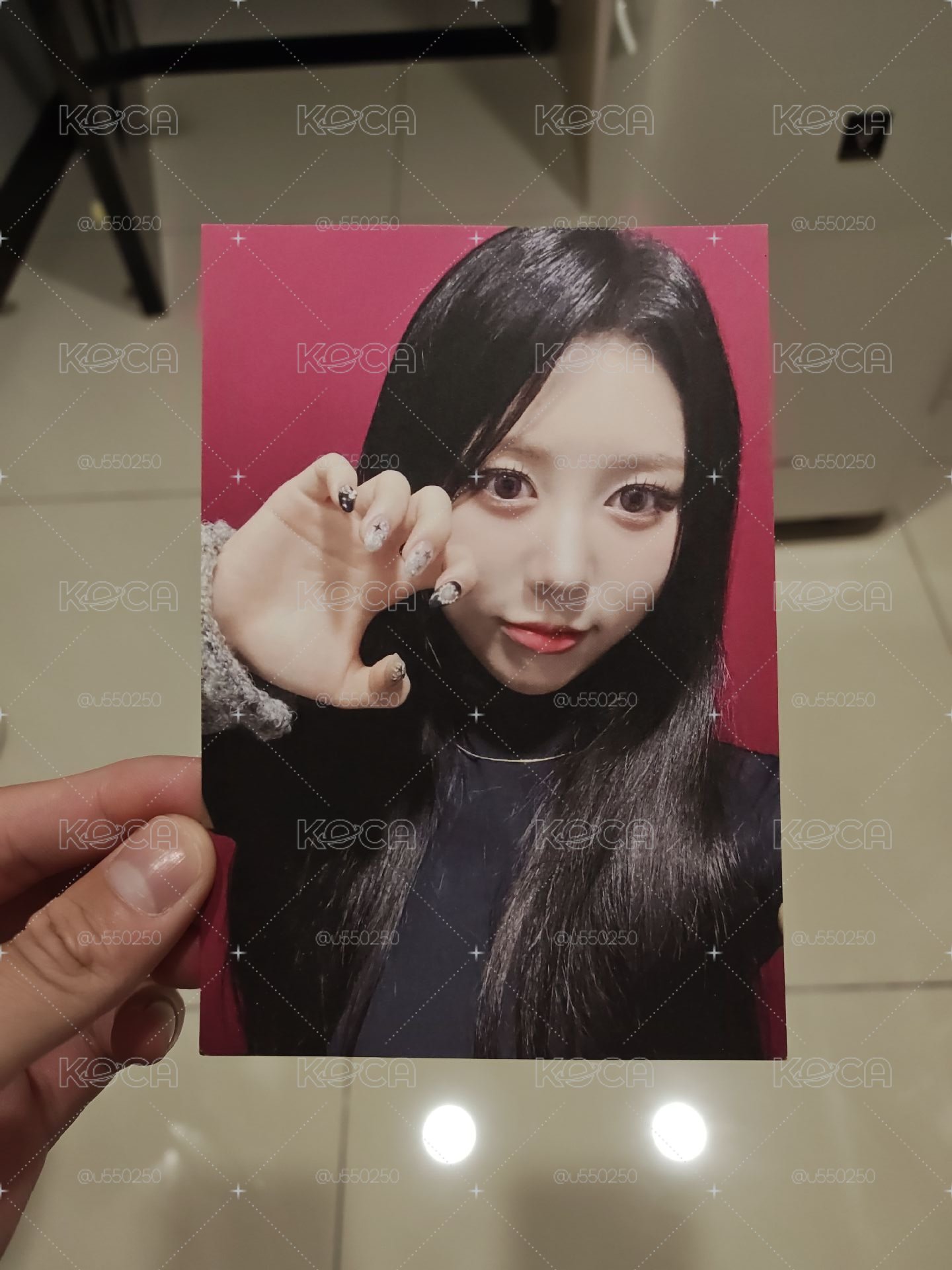 S2 Hyerin 咖啡廳明信片