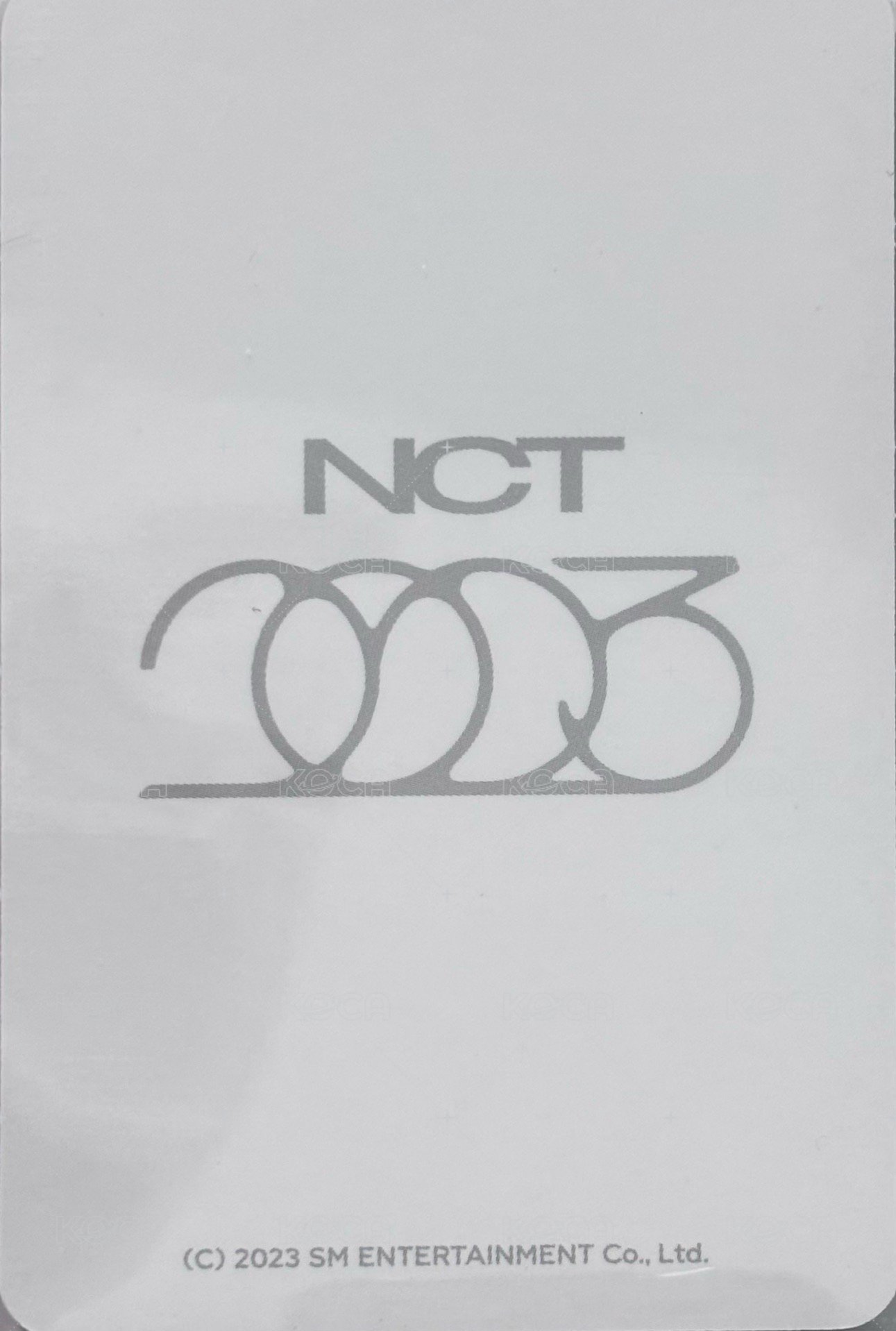 NCT NATION 周邊2.0 隨機卡  背面