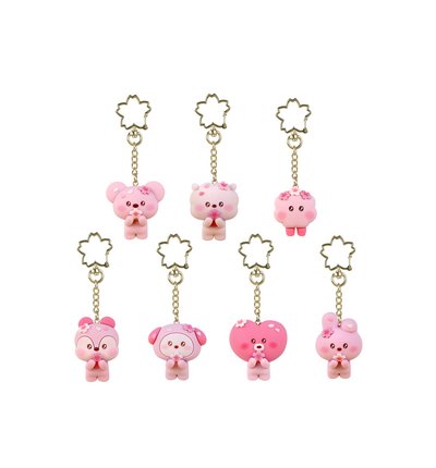 BT21 櫻花系列 鑰匙圈