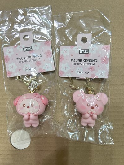 BT21 櫻花系列 鑰匙圈