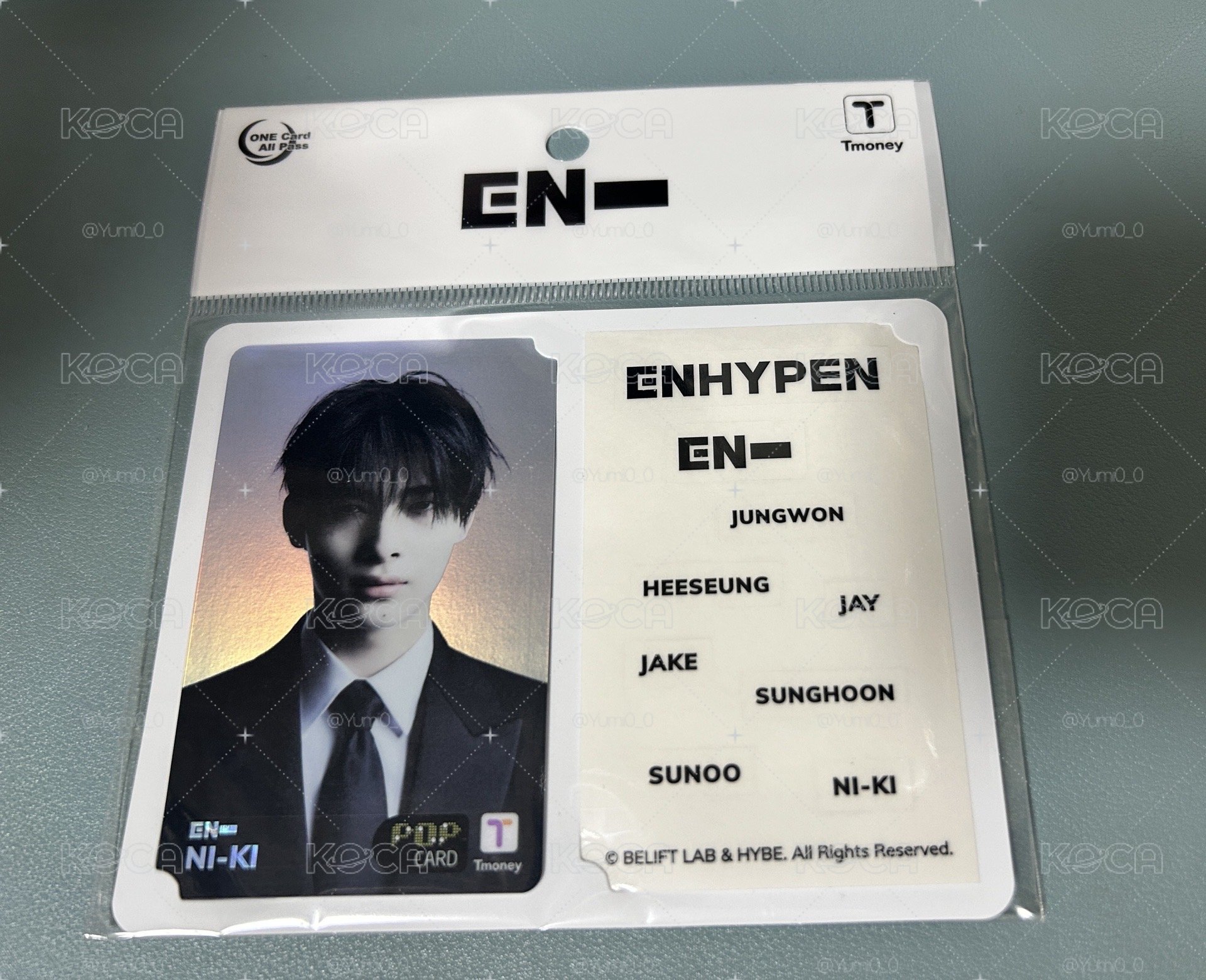 Enhypen T-Money卡 倫/力