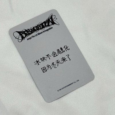 Armageddon sr星河預售冬 中文卡背🧊