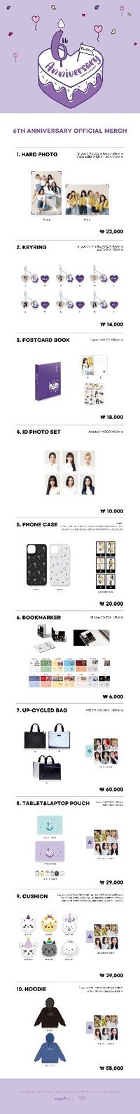 6週年 6th Anniversary Official Merch