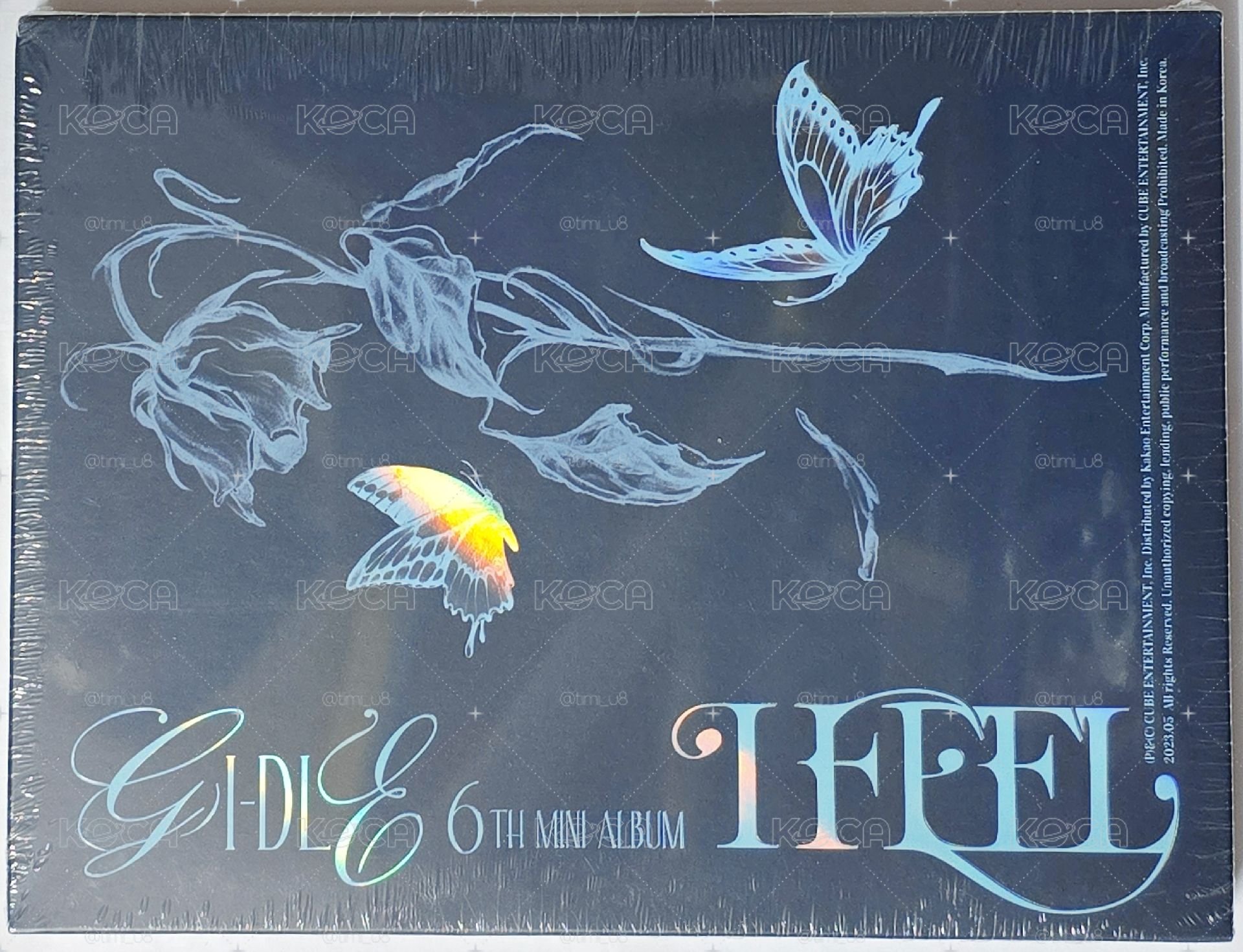 I feel 未拆專輯 butterfly 蝴蝶 版 請勿直下