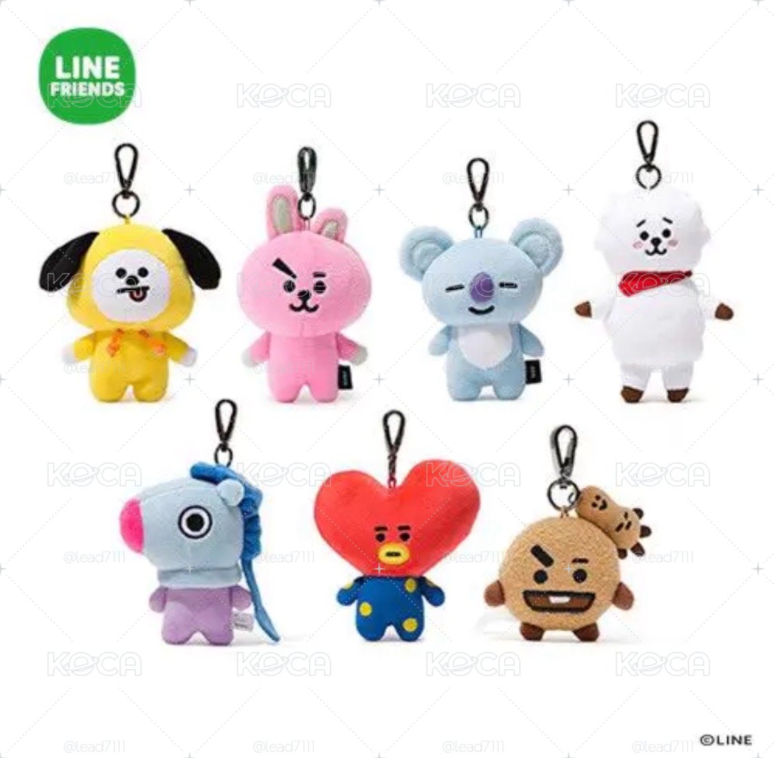 BT21 RJ 初代12cm吊飾娃