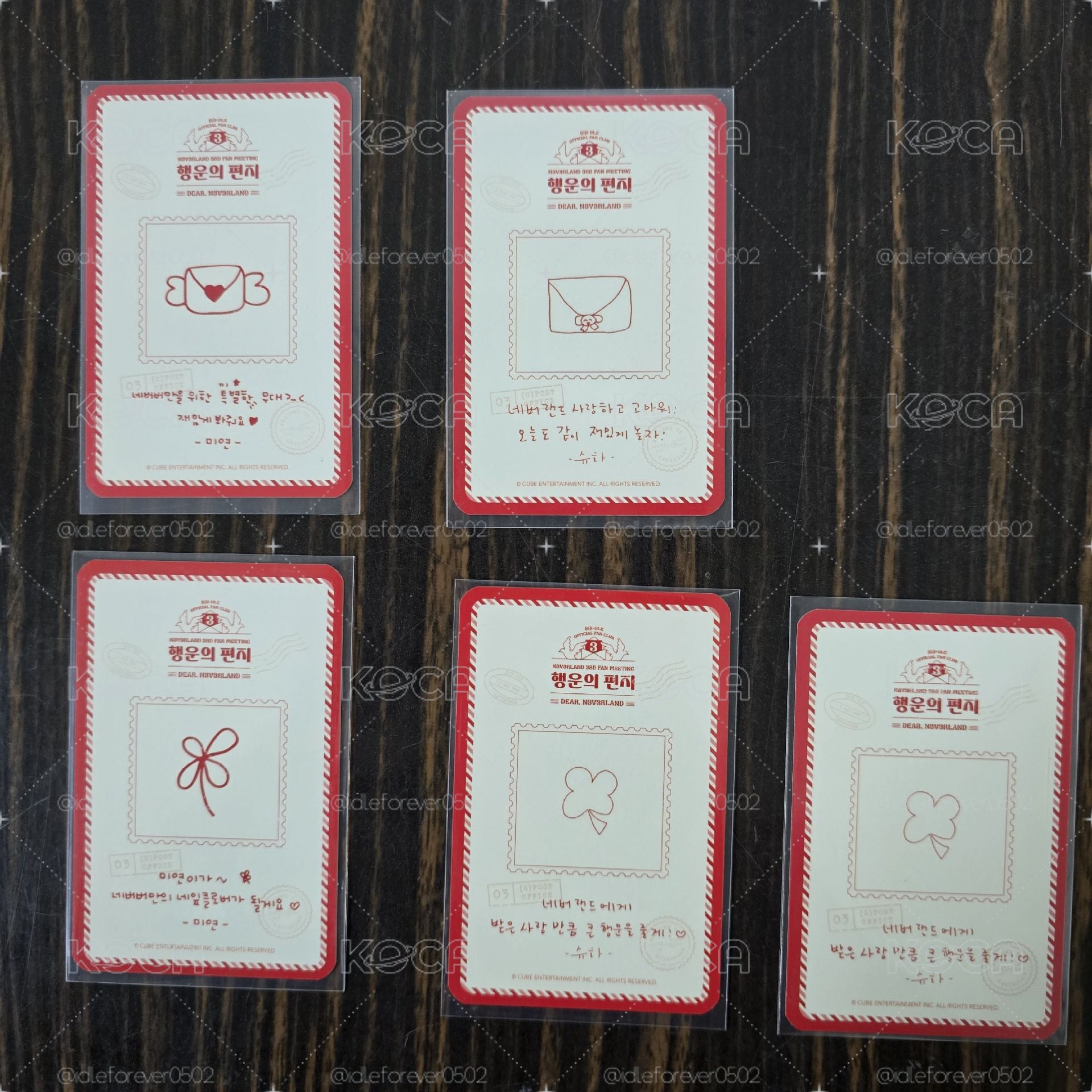 i-dle 三期會員粉絲見面會 入場卡