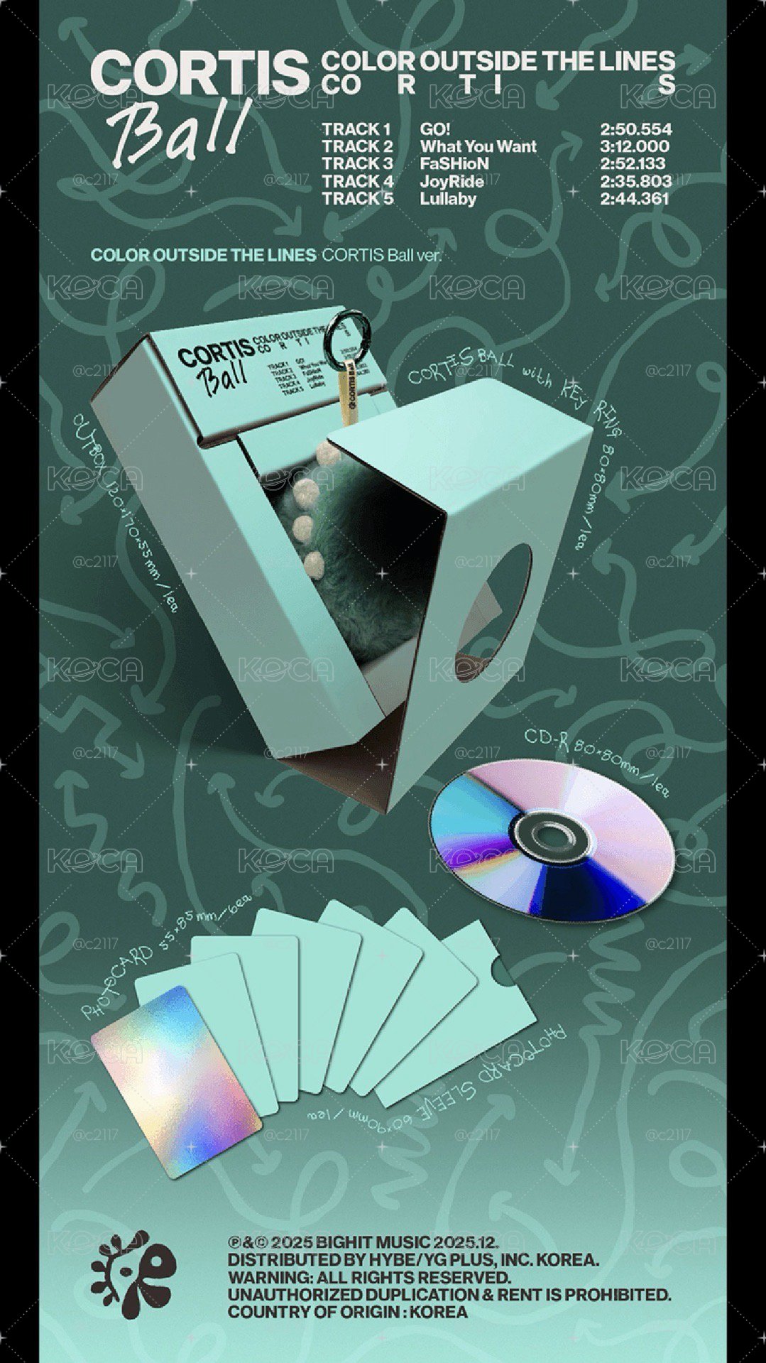 CORTIS 球專 全新未拆 免綁