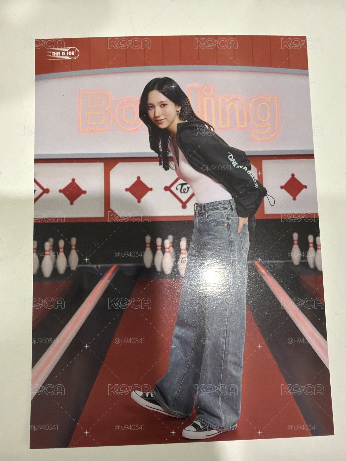 Mina 新國立 大卡明信片