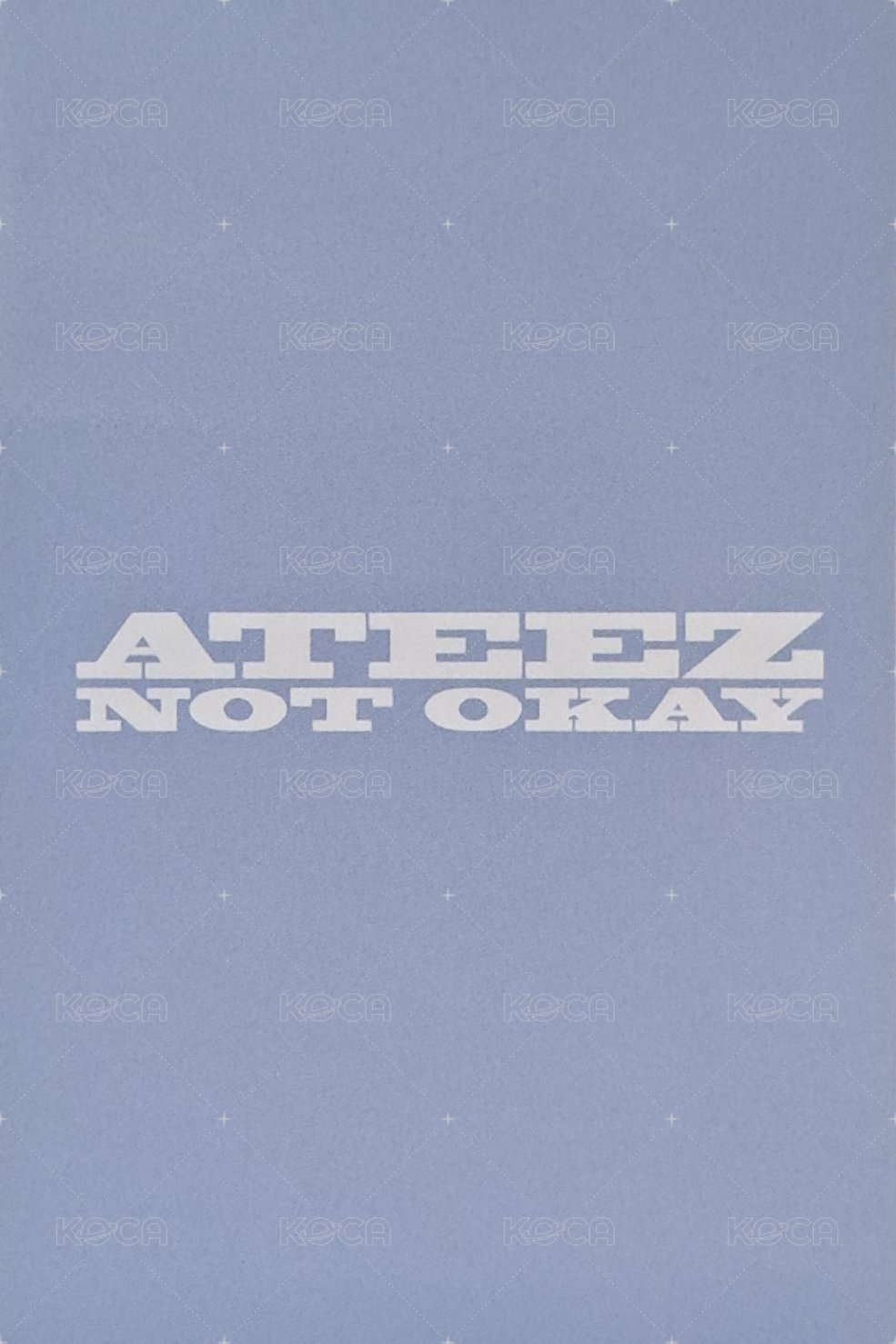 Not Okay 塔店 特典卡  背面