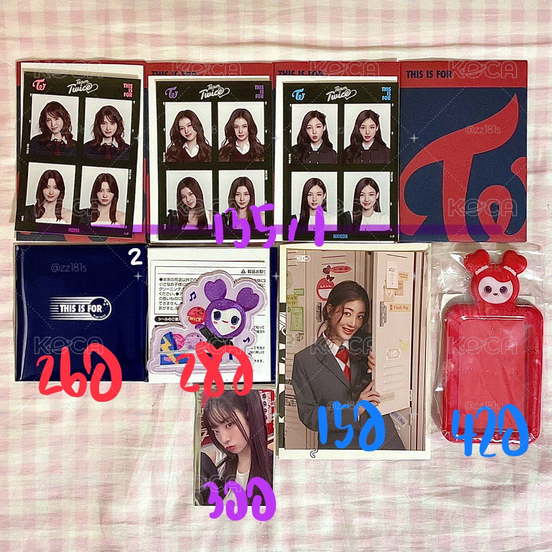 TWICE 小卡單出出清