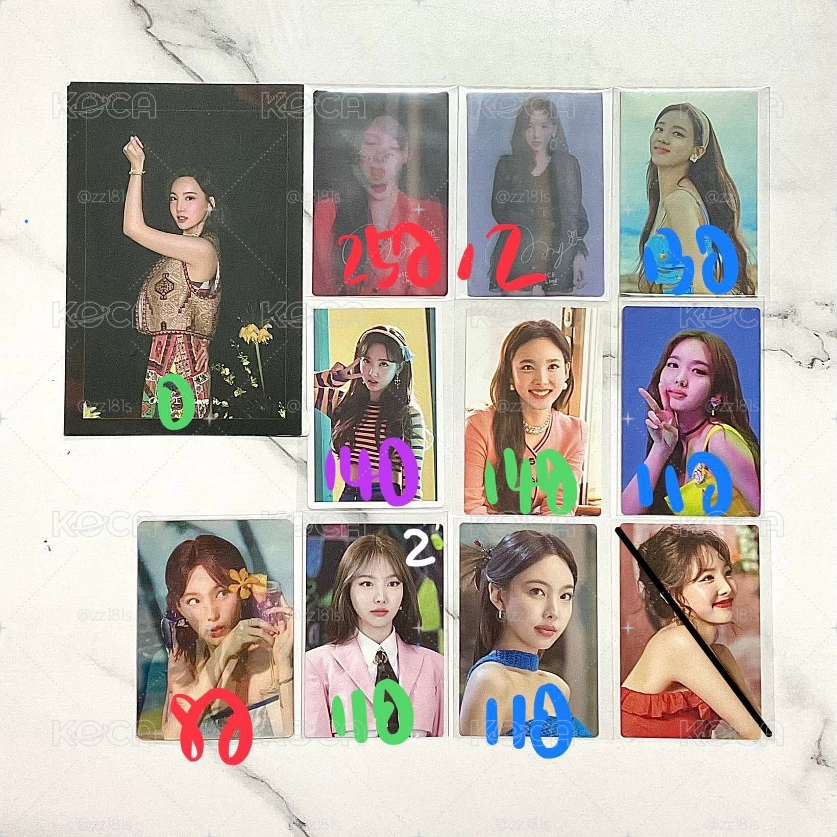 TWICE 小卡單出出清