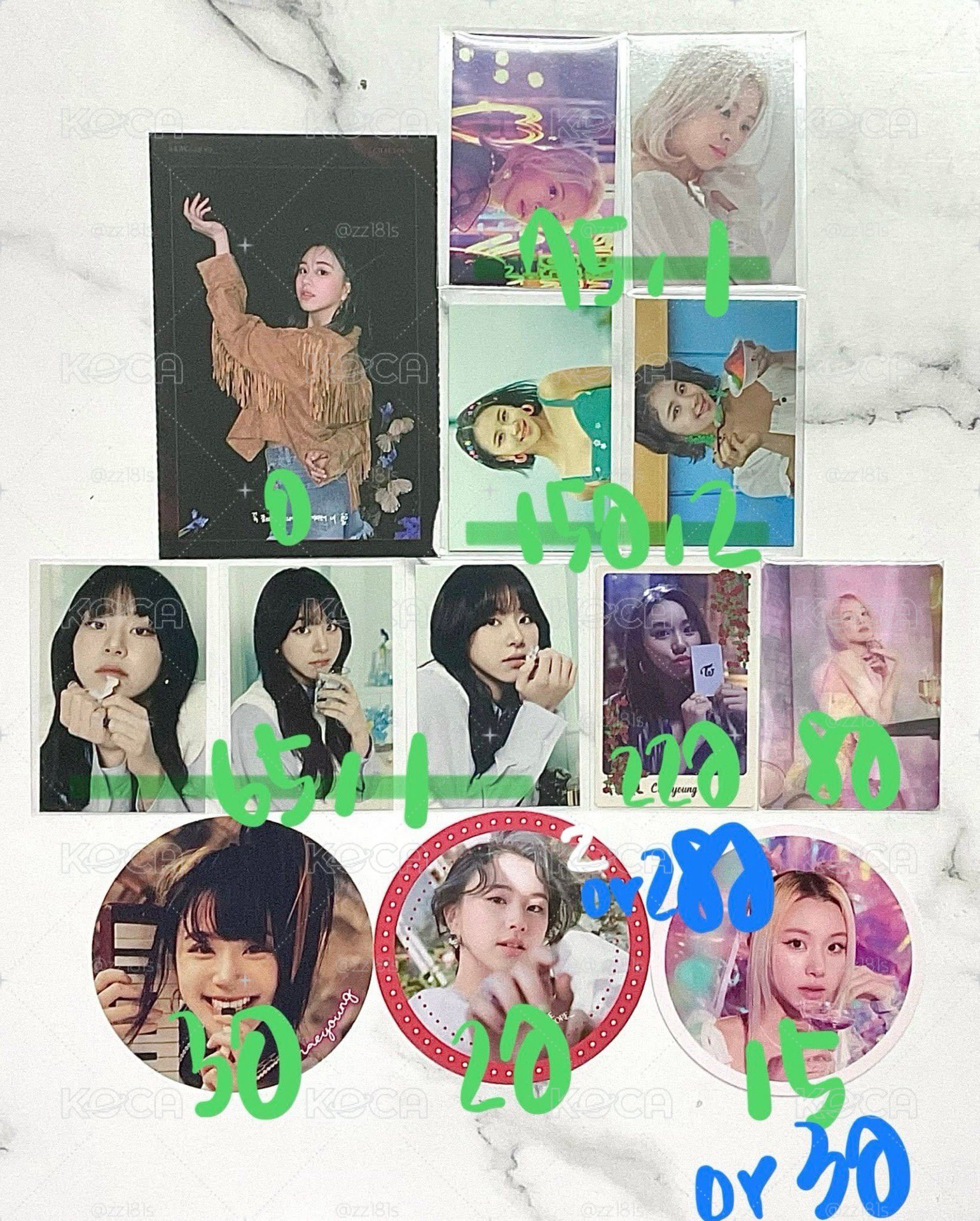 TWICE 小卡單出出清