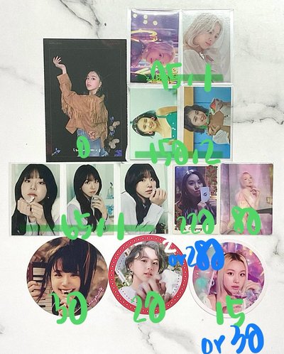 TWICE 小卡單出出清