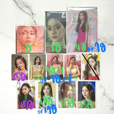 TWICE 小卡單出出清