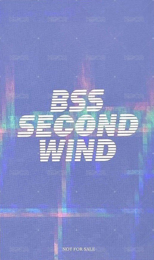 BSS ’SECOND WIND’ 環球 特典卡  背面