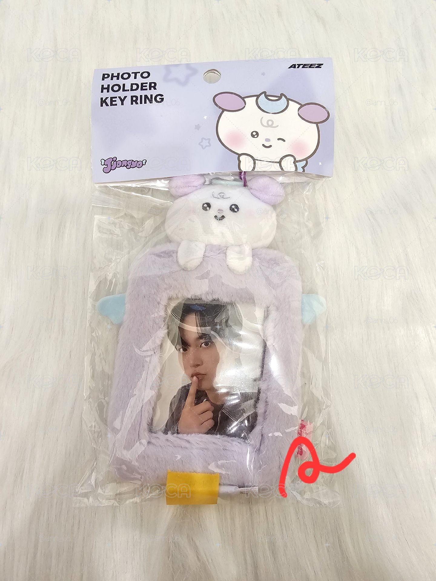 MIGHTEEZ 鍾浩 毛絨卡套 