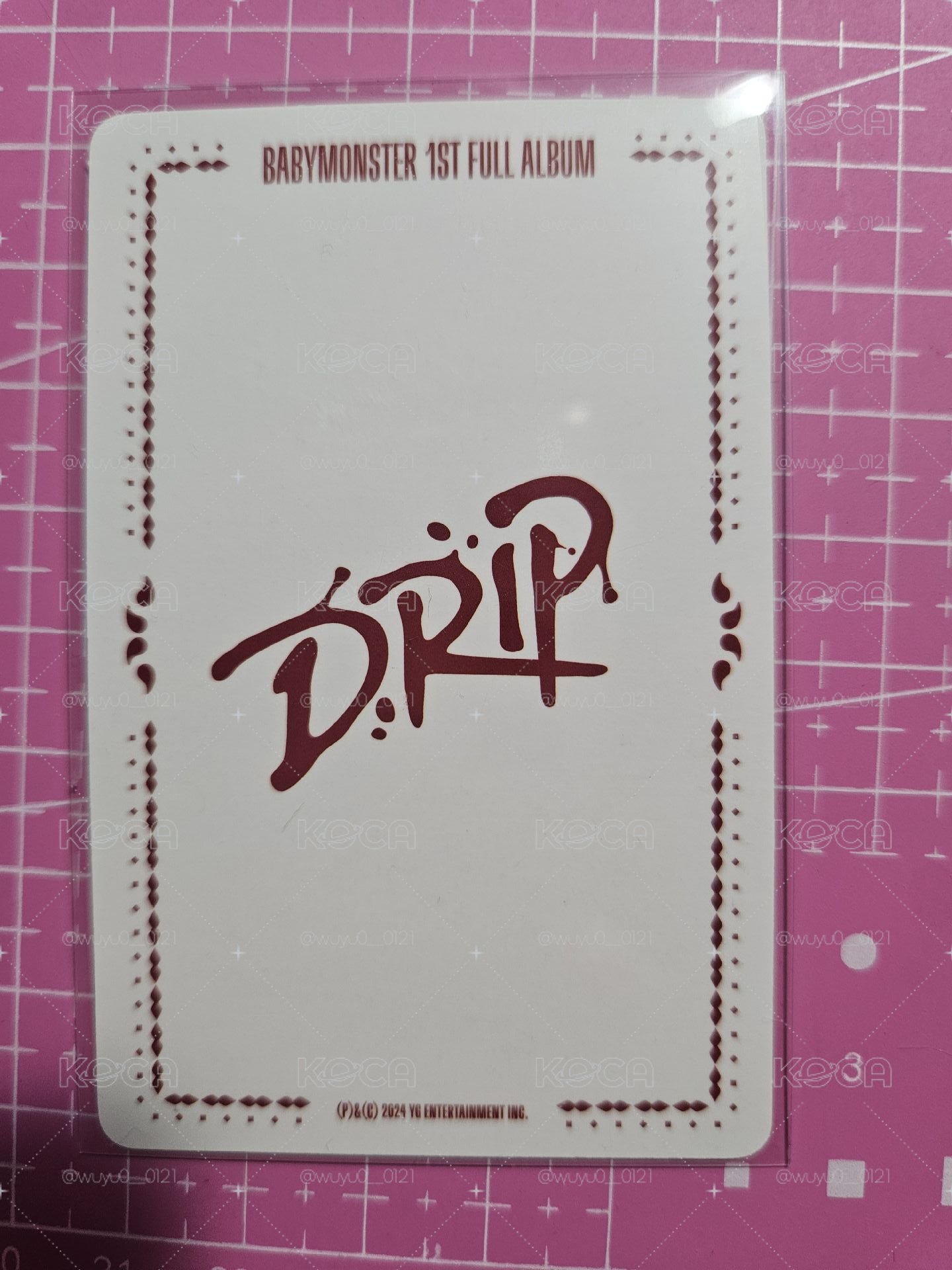 DRIP BANDANA版 專卡 頭巾露
