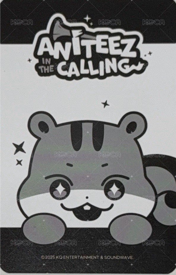 ANITEEZ IN THE CALLING 周邊卡 FACE POUCH BAG 背面
