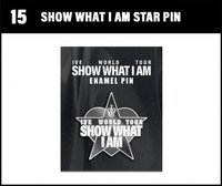 SHOW WHAT I AM 海外場 別針襟章 