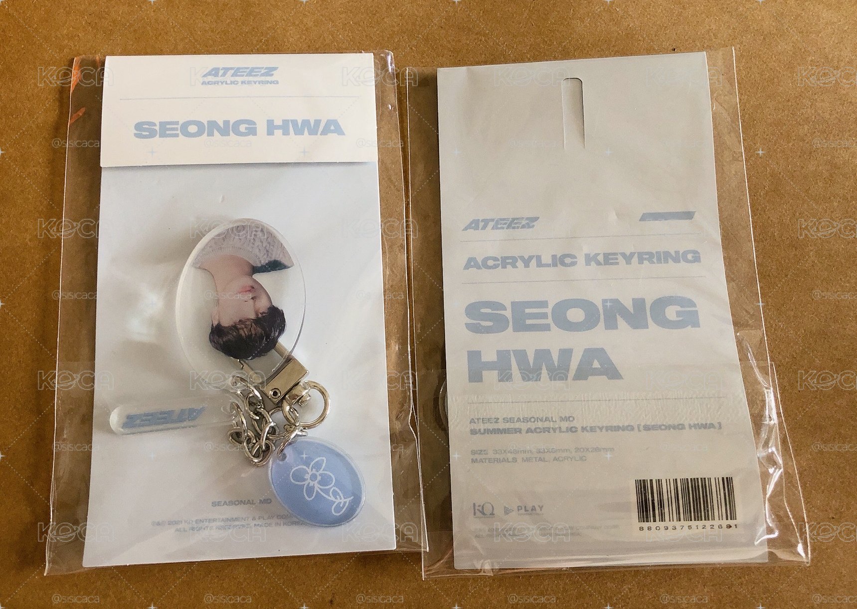 朴星化 崔傘 Summer 鑰匙圈吊飾 ACRYLIC KEYRING