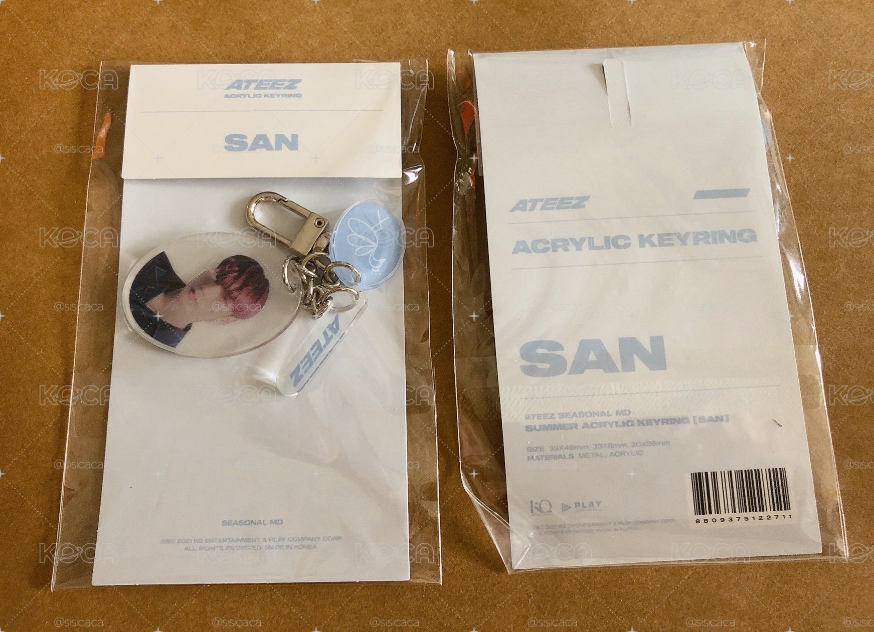 朴星化 崔傘 Summer 鑰匙圈吊飾 ACRYLIC KEYRING