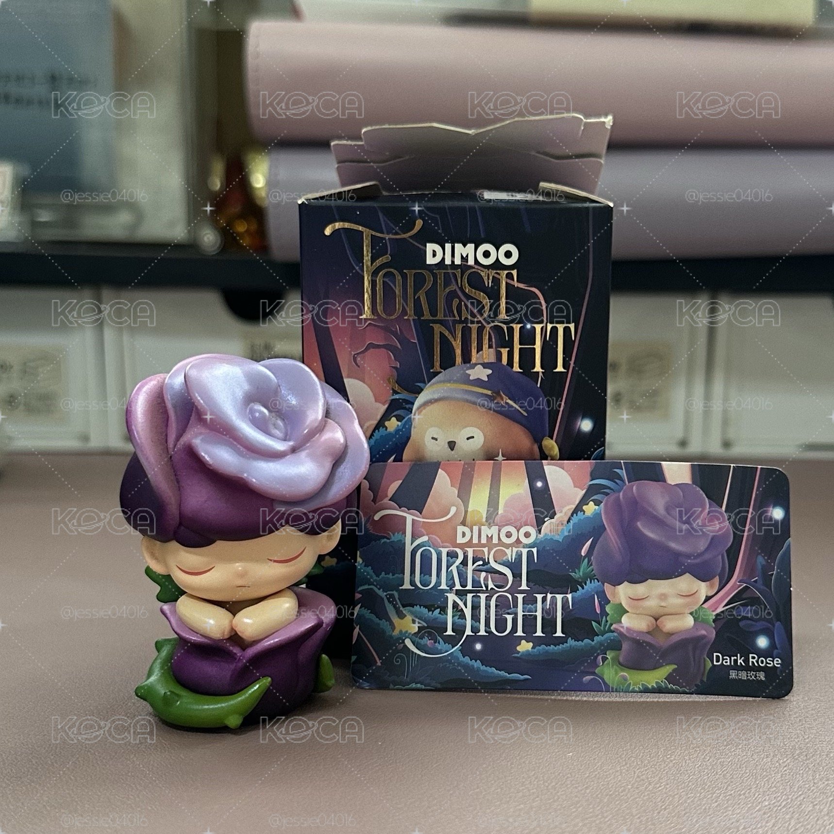 DIMOO 森林之夜 黑暗玫瑰