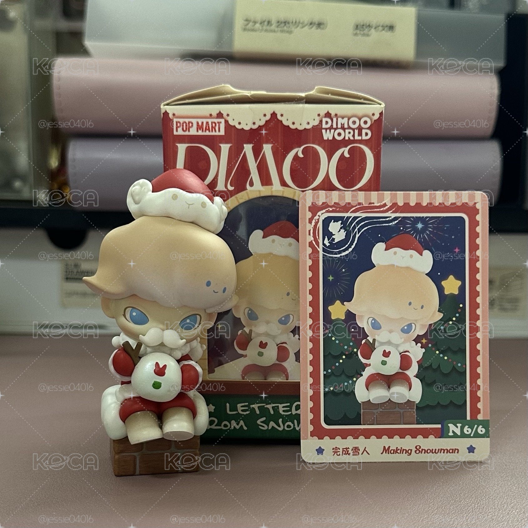DIMOO 雪人的來信 封面款 完成雪人