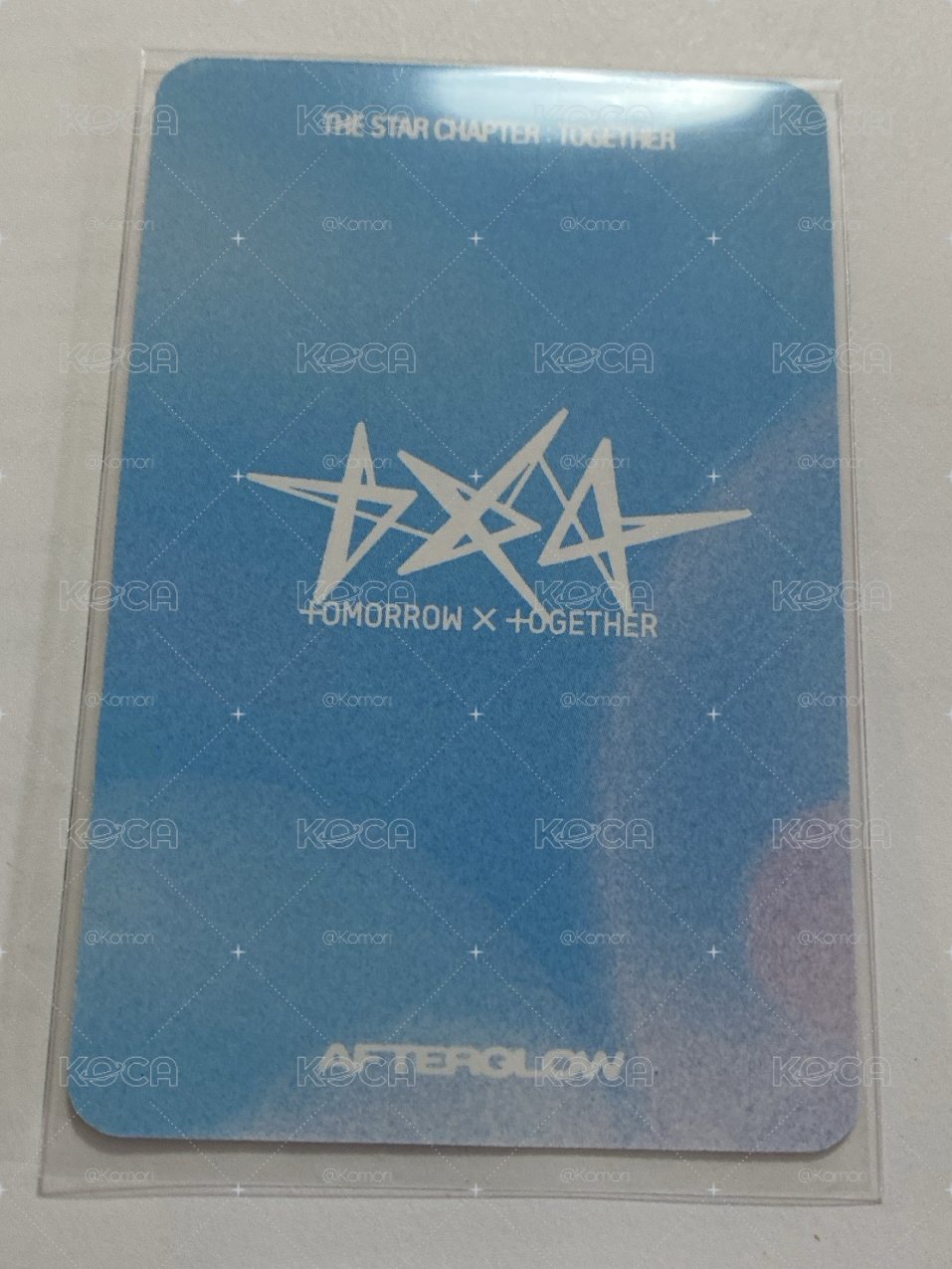 正四 專輯卡 Afterglow ver.