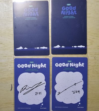 Ricky 奎彬 貓狗 24'SG 年曆卡 固配卡 周邊卡 夜燈卡
