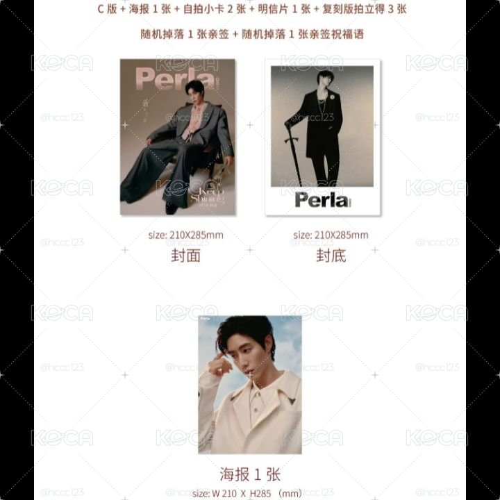 段宜恩 Perla C版雜誌全套