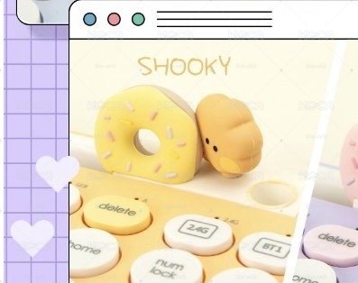 BT21 minini 鍵盤 SHOOKY