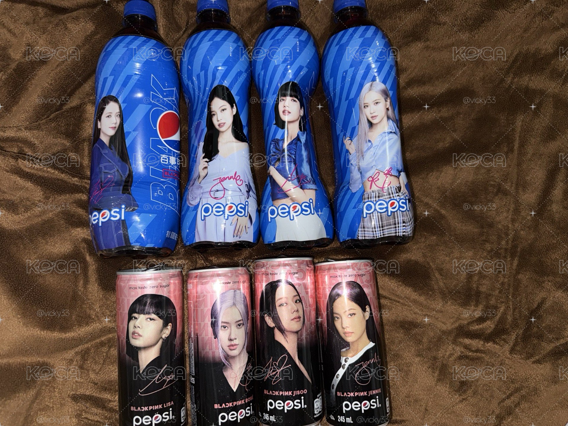 Blackpink可樂代言罐子
