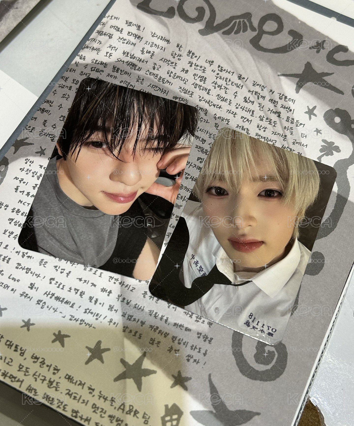 NCT WISH 校服Sakuya+專卡是溫 全專