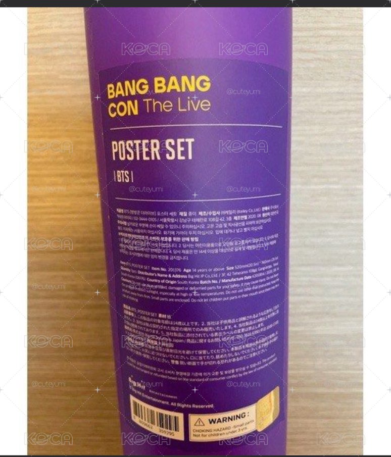 BTS 防彈少年團 BANG BANG CON POSTER SET全員海報
