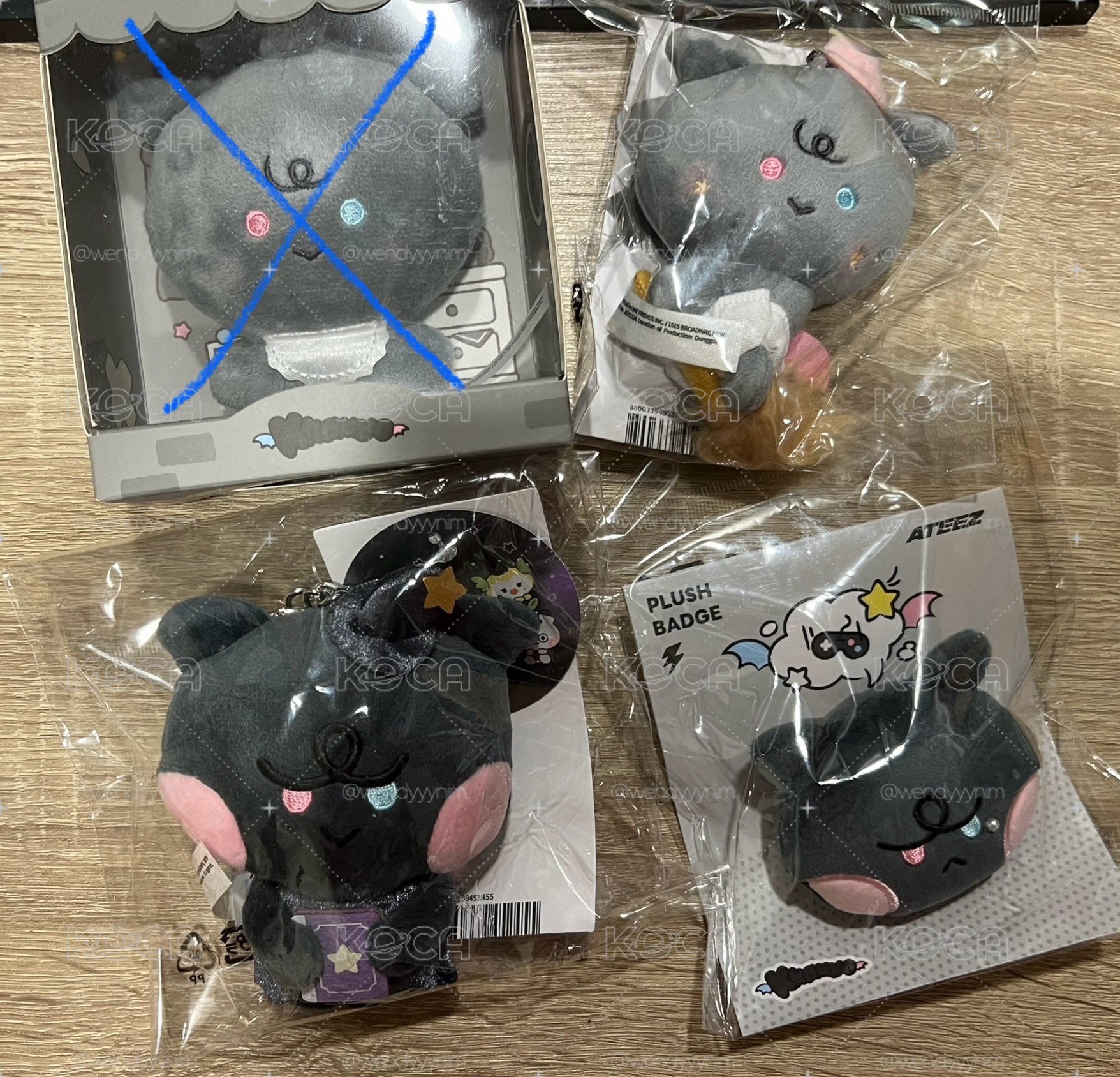 《現貨馬上出》雨傘set 異色瞳小惡魔與茄子魔法師