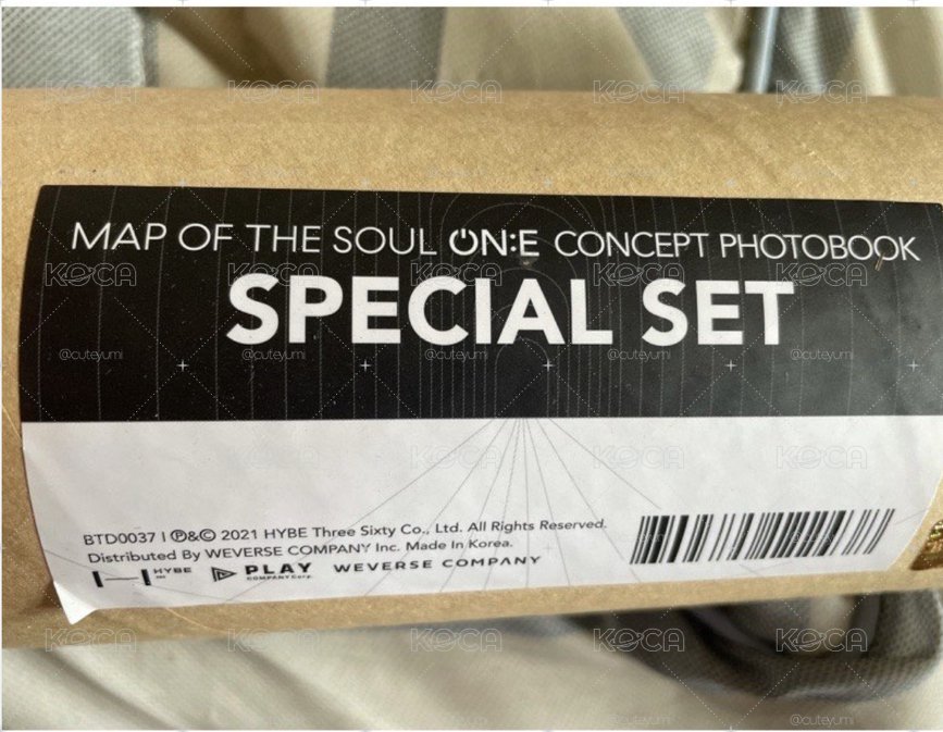 BTS MAP OF THE SOUL ON:E CONCEPT PHOTOBOOK SPECIAL SET全員海報